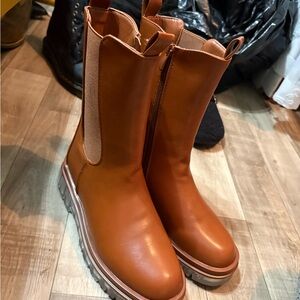 Fashion Nova Brown Winter Boots